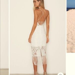 White Khaleesi dress